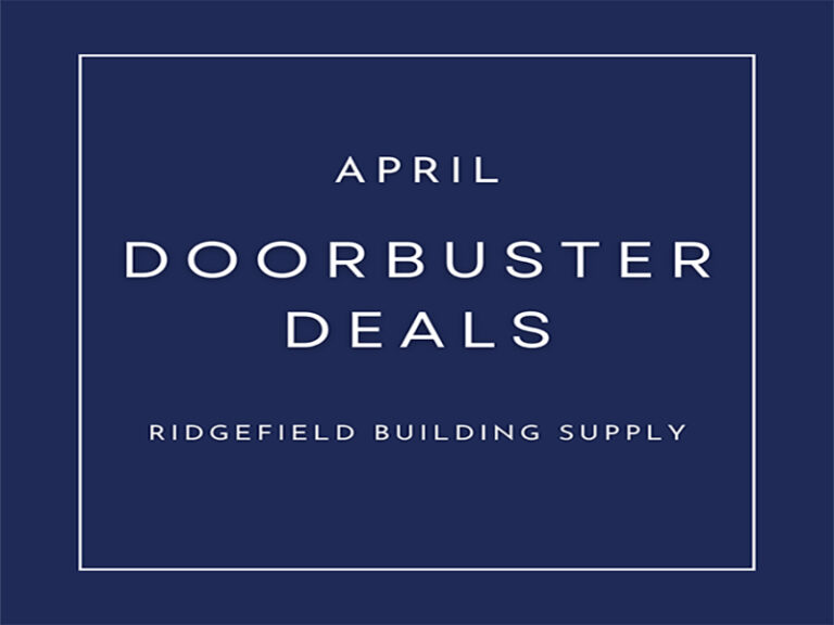 Ridgefield April Doorbusters